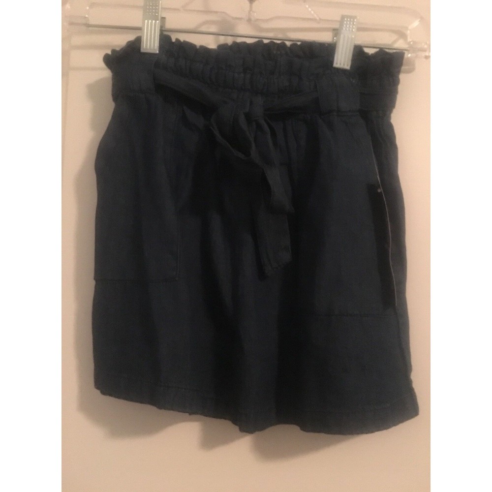 Chillipop Blue Jean Shorts Drawstring Lightweight Girls Size 12
